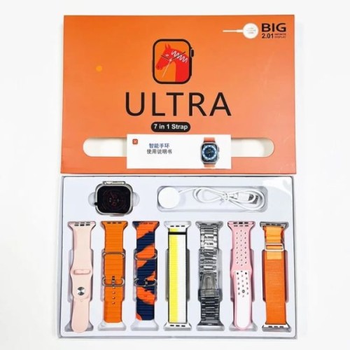 Ultra 7 in 1 Strap Smart Watch | Products | B Bazar | A Big Online Market Place and Reseller Platform in Bangladesh
