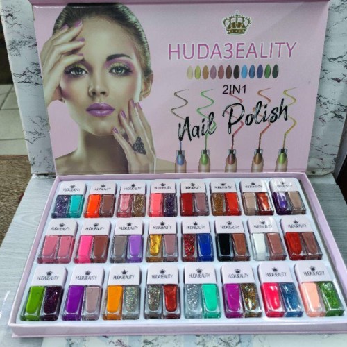 HUDA 3 EALITY    2 in 1 NAIL POLISHE | Products | B Bazar | A Big Online Market Place and Reseller Platform in Bangladesh