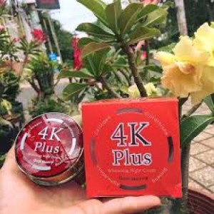 4k Plus Whitening Night Cream (Red)
