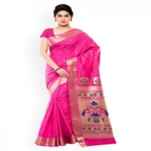Latest Designed Luxury Exclusive Printed Silk Saree With Blouse Piece For Women-68