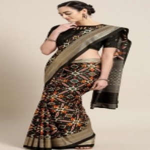 Latest Designed Luxury Exclusive Printed Silk Saree With Blouse Piece For Women-83