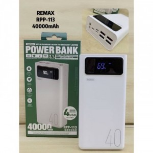 Remax Rpp-113 40,000mah Power Bank With 4usb