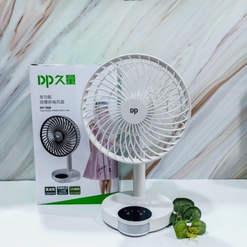 Desktop potable rechargeable fan 4000mAh Long Lusting DP 7626 | Products | B Bazar | A Big Online Market Place and Reseller Platform in Bangladesh