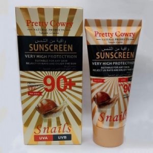 pretty cowry body and face sunscreen Snails