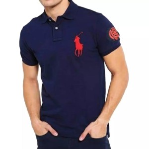 Men's Solid Half Sleeve polo Shirt-14