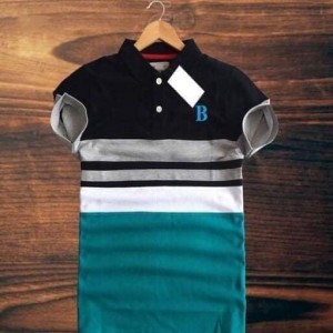 Men's Solid Half Sleeve polo Shirt-19