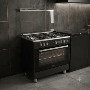 FIESTA FE96G5-SB Standing Gas Oven 5 Burners Black
