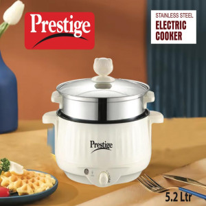 Prestige Electric Multicooker Multifunctional Rice Cooker Frying Pan 5.2 Litre