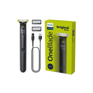 Philips OneBlade QP1424/10 Hybrid Trimmer & Shaver - Rechargeable, Wet & Dry