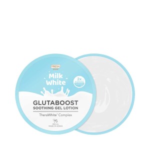 Milk white glutaboost soothing gel lotion