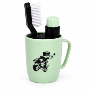 Portable Travel Toothbrush Holder Set with Toothbrush & Toothpaste Cup