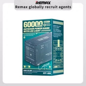 REMAX RPP-609 Container Series 60000mAh PD+QC Fast Charging Power Bank(PD 20W+QC 22.5W) - Grey