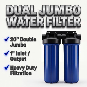 20″ Jumbo Iron Remove Filter Double