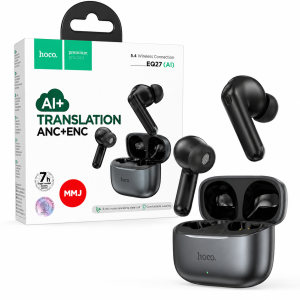 Hoco EQ27 AI Wireless Earbuds – Bluetooth 5.4 ANC+ENC Noise Cancelling