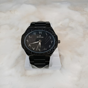 LV LEFAN Men’s Black Luxury Analog Watch