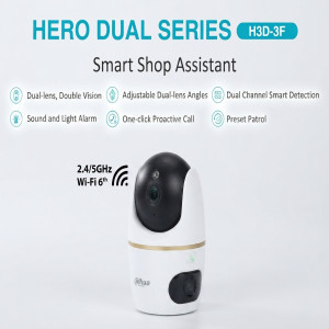 Dahua Hero Dual Series H3D-3F Smart Shop Assistant Dual-Lens Wi-Fi Camera