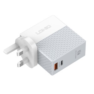 LDNIO A2620C Charger (USB A + Type C Charging Port) 65 W PD Mini Quick Charger