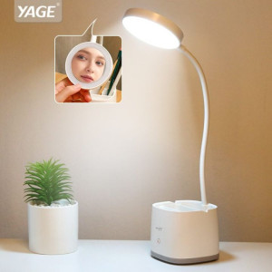 YAGE YG-T109 Table Lamp Pen Holder Desk Lamp Rechargeable USB Reading LED Table light Night Light
