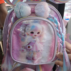 Cartoon Character Toddler School Bag for Girls