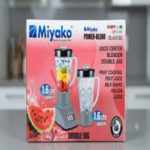 Miyako BL408 BD Power-Blend Juice Center Blender with Double Jug - 1.6L