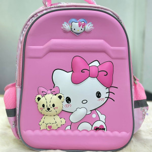 Hello Kitty 3D Junior School Full Water Proof Bag