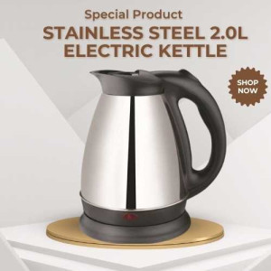 NOVA Stainless Steel Electric Kettle 2.0L