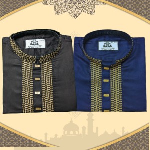 Eid Collection premium quality emboridry work for man punjabi 01