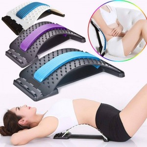 Magic Back Support Stretcher Spine Posture Corrector Massager Lumbar Pain Relief