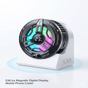 S38 Icy Magnetic Digital Display Phone Cooler
