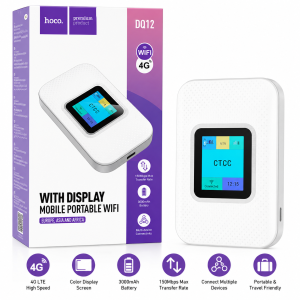Hoco DQ12 4G LTE Portable WiFi Router 3000mAh