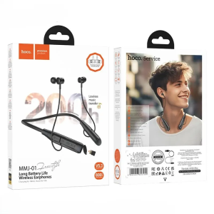 Hoco MMJ-01 Wireless Bluetooth Neckband Headphone - Black