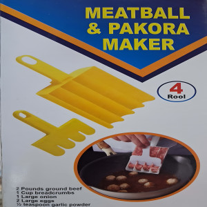 Meatball and Pakora Maker 4 Rool/Balls