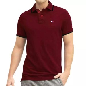 Men's Solid Half Sleeve polo Shirt-10