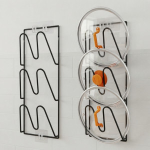Pot Lid Organizer Heavy-Duty Metal