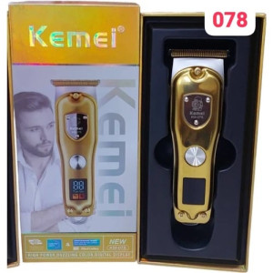 Kemei km-078 Men's Hair Clipper Cordless Hair Clipper Professional Hair Clipper