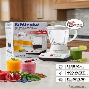 Miyako (BL-508 SG) Electric Blender & Juice Maker - 1600ml