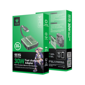 Plextone 2-in-1 Jack Adapter Lightning to 3.5mm Headphone Jack Adapter IOS to Audio Cable PD30W Fast Charge Adapter