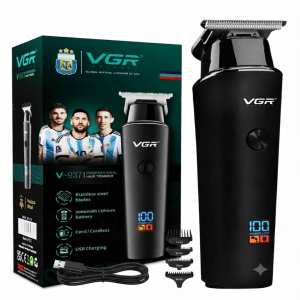 VGR V-937 Professional Cordless Hair Trimmer with LED Display & 2000mAh Battery
