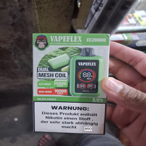 Vapeflex (EC20000)  High-Capacity Rechargeable 20,000 Disposable Vape