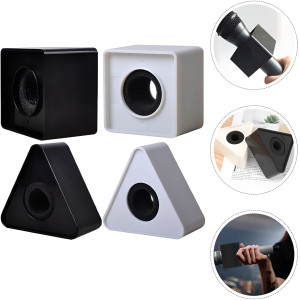 Microphone Flag Station Used For Branding By Journalists During Interviews