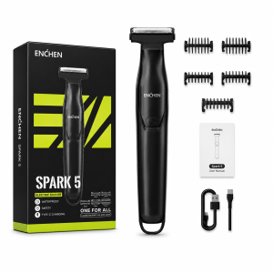 ENCHEN Spark 5 Electric Shaver & Trimmer with 6 Guide Combs
