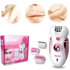 Kemei KM-2530 Rechargeable Epilator & Shaver 4 in 1 Beauty For Women