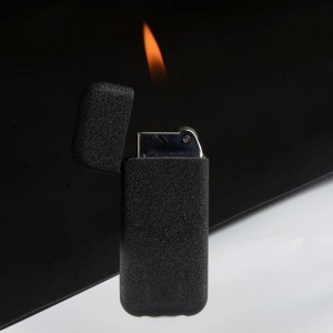 Dolphin Stylish and Functional Gas Lighter - Matte Black