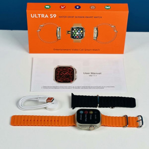 ULTRA S9 Entertainment Video Call Smart Watch with 1.75" Screen & Heart Rate Monitor