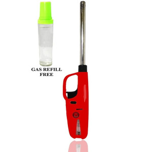 Kitchen Gas Lighter (Red) With Gas Refil - Kitchen Accessories