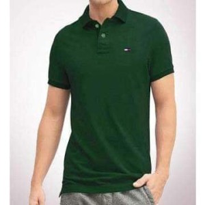 Men's Solid Half Sleeve polo Shirt-1