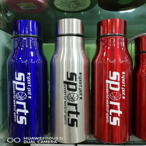 Stainless Steel Colored Water Bottle for Kids, Men & Women- 380ml