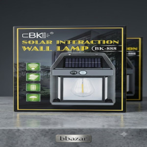 CBK BK-888 Solar Wall Lamp - Waterproof Motion Sensor LED Light for Outdoor