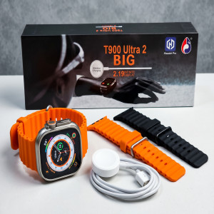 T900 Ultra 2 BIG Smart Watch - 2.19" Infinite Display with Wireless Charging