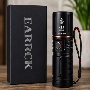 EARRCK 50000mAh Rechargeable LED Flashlight Torch (Japan)
